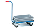 voziček plošča za plastične zaboje z ročajem